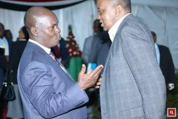 President Uhuru Kenyatta and William Kabogo