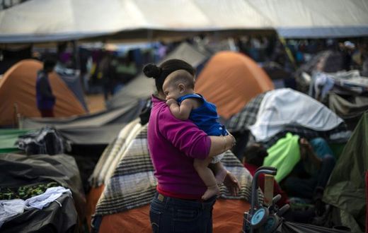 More than 6,000 migrants who travelled to the northern Mexican city of Tijuana by caravan are camped out hoping to apply for asylum or sneak into the United States