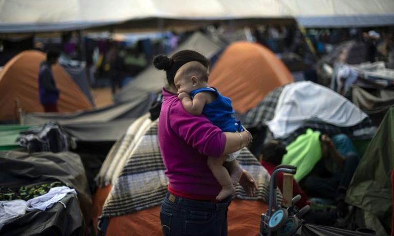More than 6,000 migrants who travelled to the northern Mexican city of Tijuana by caravan are camped out hoping to apply for asylum or sneak into the United States