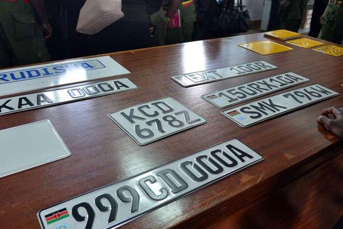 Kenyan number plates