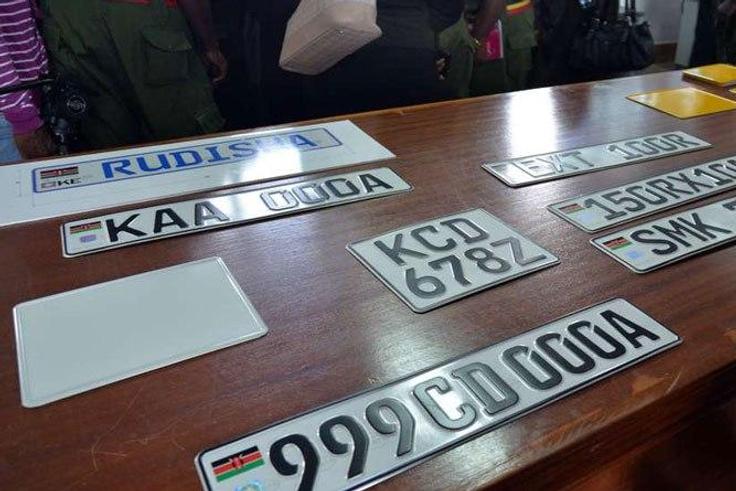 Kenyan number plates