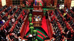 Kenyan parliament during a past session