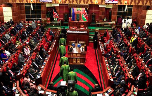 Kenyan parliament during a past session