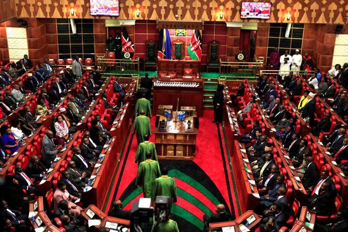 Kenyan parliament during a past session