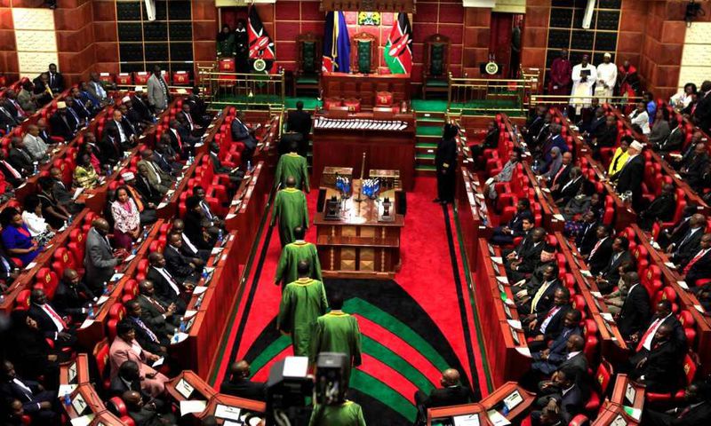 Kenyan parliament during a past session