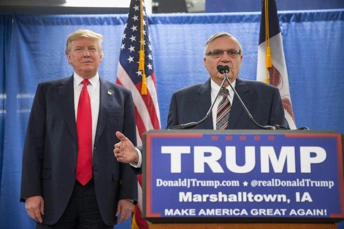 Controversial former Arizona sheriff Joe Arpaio (R) -- who endorsed Donald Trump during his presidential campaign last year -- earned a pardon on Friday