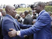 File image of William Kabogo with DP Ruto