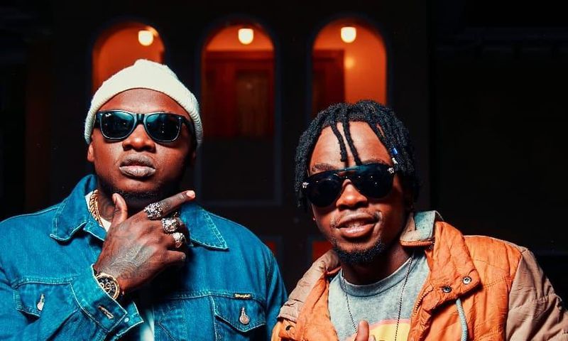 Sagini and Khaligraph Jones. (Instagram)