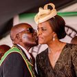 Zimbabwe's first lady Grace Mugabe, seen here with her husband, is accused of assaulting a model at a Johannesburg hotel
