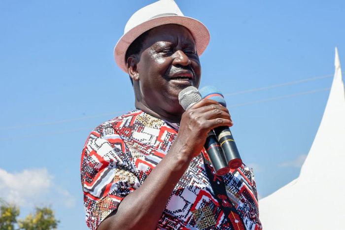 Former Prime Minister Raila Odinga