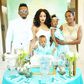 Diamond with his Kids Tiffah and Nillan, Zari and Mama Dangote. Zari Hassan throws shade at Diamond over their kids