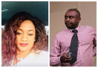 Grace Kanamu (L) Actor Jamal Nasoor (R)