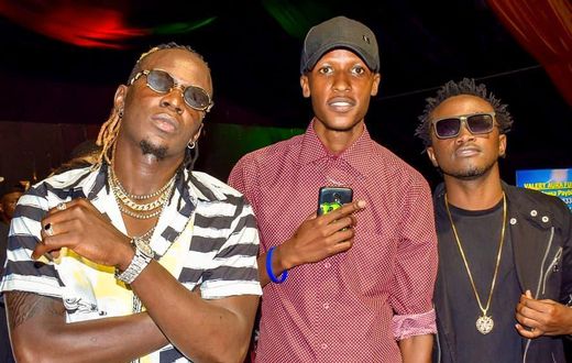 Bahati and Willy Paul share stage for the first time