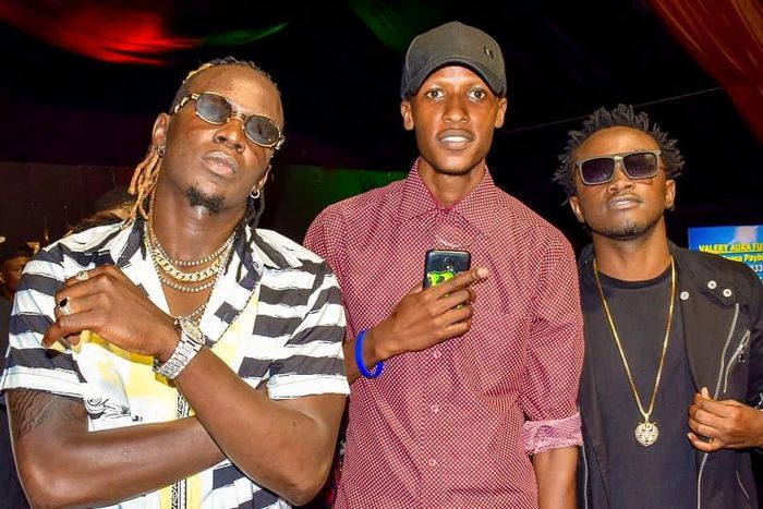 Bahati and Willy Paul share stage for the first time