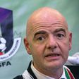 Gianni Infantino, pictured in Sudan in March 2016, is the president of FIFA, which has agreed to lift the football ban it imposed on Sudan after the government forcibly removed the elected president of the Sudan Football Association