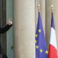 Irish U2 musician and philanthropist Bono, co-founder of the organisation ONE, arrives at the Elysee Palace in Paris to meet with French president Emanuel Macron