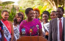 Rosemary Odinga with her father Raila Odinga