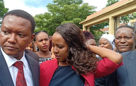 Machakos Governor Alfred Mutua with his wife
