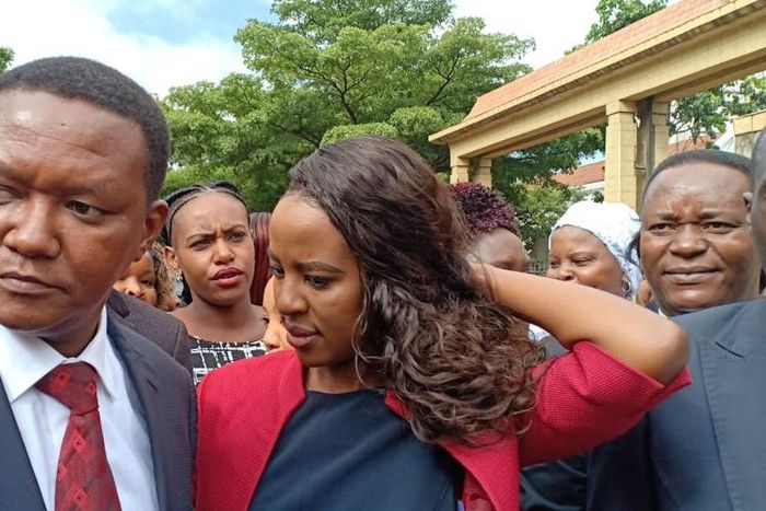 Machakos Governor Alfred Mutua with his wife