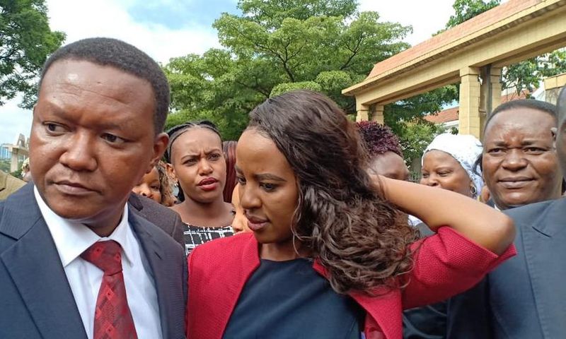 Machakos Governor Alfred Mutua with his wife