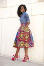 Ankara skirt (Style Pantry)