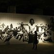 A woman visits a photography exhibition about Lebanon's 1975-1990 civil war in Beirut on April 13, 2010