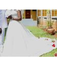 Florence Adenyi during her Wedding