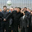Chinese football has been on a roller-coaster since President Xi Jinping (pictured during a visit to Dublin) declared soon after coming to power in 2012 that he wanted to make the country a football power