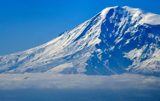 Mount Ararat, seen here from outside the Armenian capital Yerevan, is the place in the Bible where Noah's Ark came to rest. It is regarded as a national symbol by Armenians