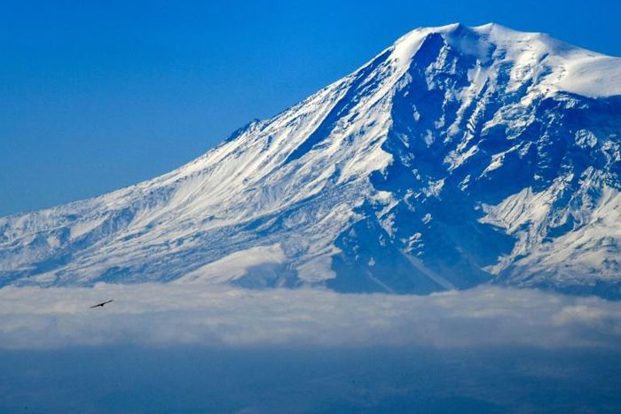 Mount Ararat, seen here from outside the Armenian capital Yerevan, is the place in the Bible where Noah's Ark came to rest. It is regarded as a national symbol by Armenians