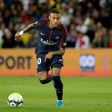 Paris Saint-Germain's Brazilian forward Neymar drives the ball during the French L1 football match against Toulouse at the Parc des Princes stadium in Paris on August 20, 2017