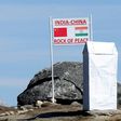 An Indian soldier keeping watch at Bumla Pass on the India-China border in Arunachal Pradesh