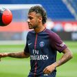 Brazil's Neymar juggles a ball during his official presentation at Paris Saint-Germain's Parc des Princes stadium on August 4, 2017