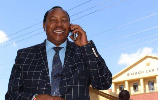 Kabete MP Ferdinand Waititu during a past appearance at Milimani law courts.