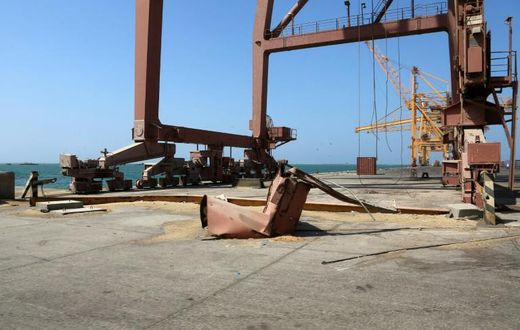 Hodeida is the traditional conduit for 90 percent of food imports to impoverished Yemen