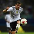 Germany's midfielder Leon Goretzka secured his position as a Confederations Cup top scorer and his team's position in the finals when he scored two goals against Mexico