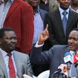 Kitui West MP Francis Nyenze, Wiper Party leader Kalonzo Musyoka and Kitui Senator David Musila.