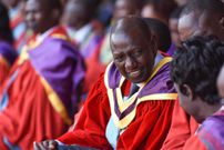 Deputy President William Ruto at the UoN graduation square before he was conferred with his PhD (twitter)