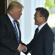 US President Donald Trump and South Korean President Moon Jae-in have been at odds how best to rein in Pyongyang's nuclear and ballistic missile programs