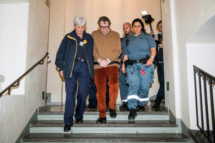 Once an influential figure in Stockholm's cultural scene, Jean-Claude Arnault (C) was in early December sentenced to two years and six months in prison for raping a woman