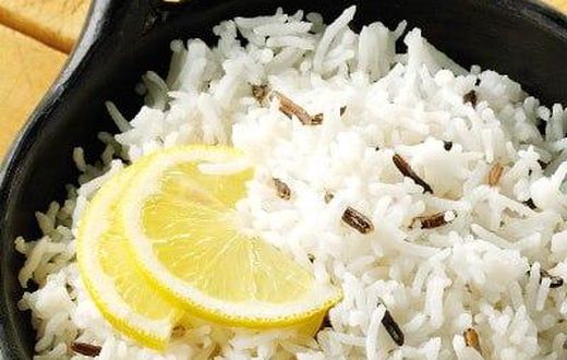 A plate of rice