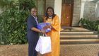 Billionaire Businessman gifts Ida Odinga at her Bondo home