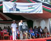 Shocked Uhuru Watches as Governor Waititu & MP Wa Muchomba Clash