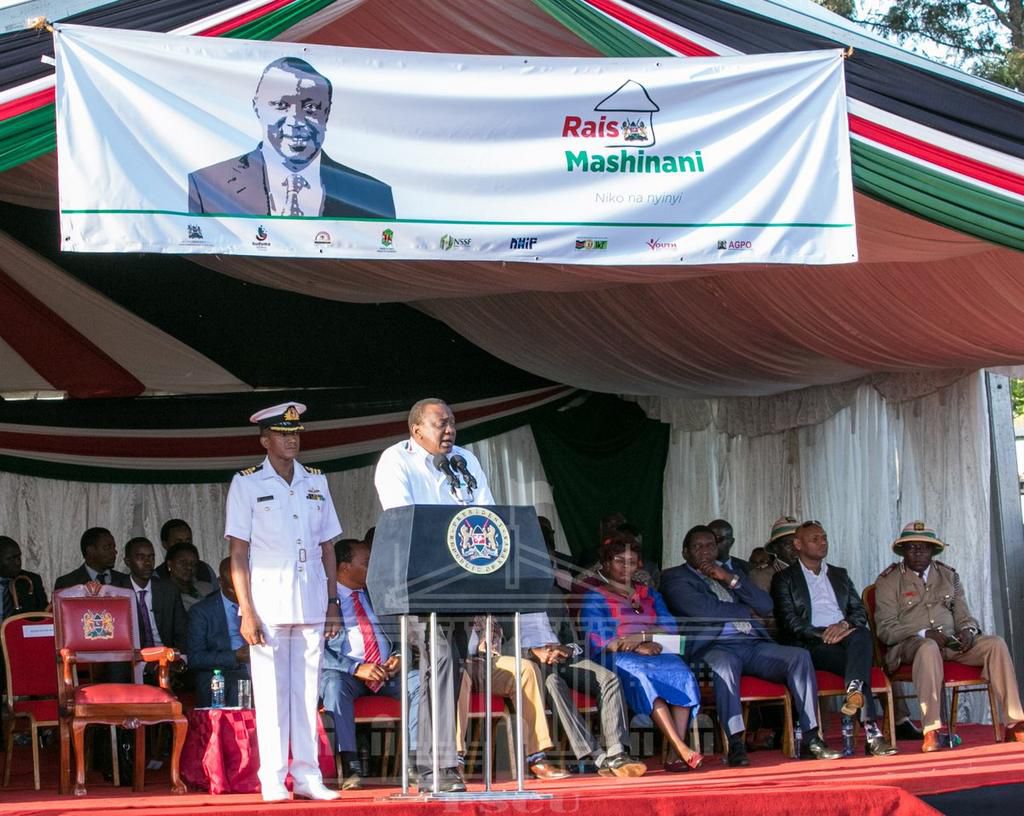 Shocked Uhuru Watches as Governor Waititu & MP Wa Muchomba Clash