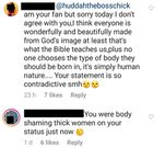 Huddah angers fans with insensitive post on big women