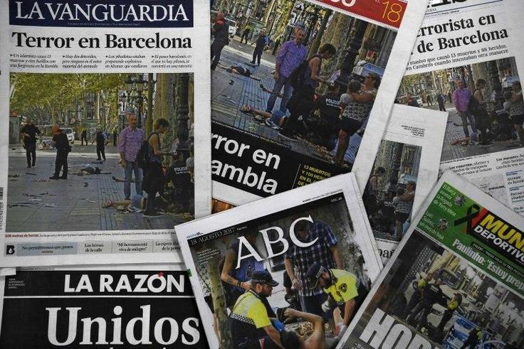 A man ploughed a van into crowds ambling down Las Ramblas, one of the busiest streets in Barcelona, killing 13 and injuring over 100