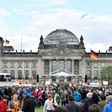 The Reichstag building houses Germany's Bundestag lower house of parliament in Berlin