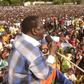 Raila Odinga addresses a past rally at Tononoka grounds in Mombasa.