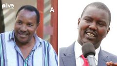 Kiambu Jubilee Governor nominee Ferdinand Waititu (right) with Uasin Gishu Governor Jackson Mandago.
