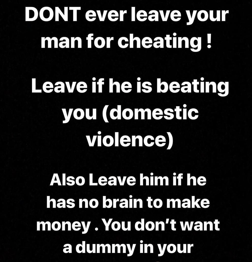 Don't ever leave your man for cheating - Huddah's bold advice to women